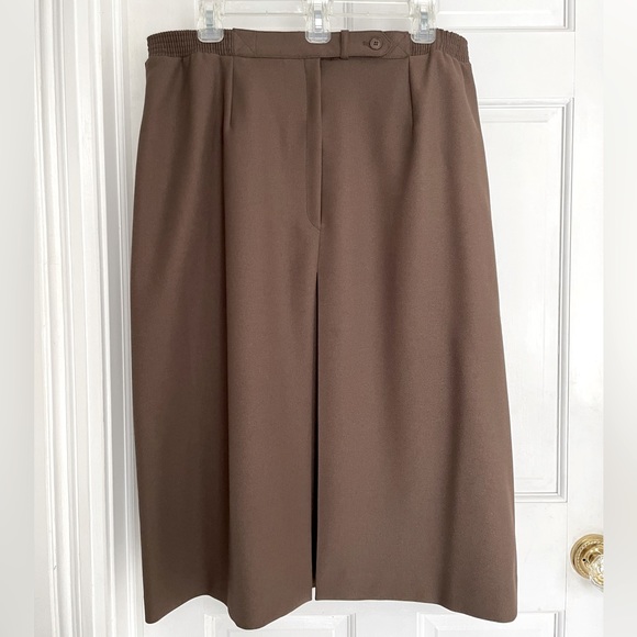 Cocoa brown vintage skirt size 16 - Picture 7 of 7